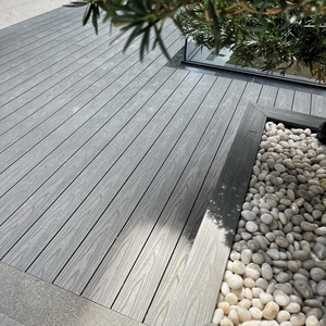 Nguồn nhà máy WPC decking co-đùn bề mặt vật liệu Polyethylene phù hợp cho Marina bên hồ bơi bền ngoài trời sàn sàn - Product Image 2