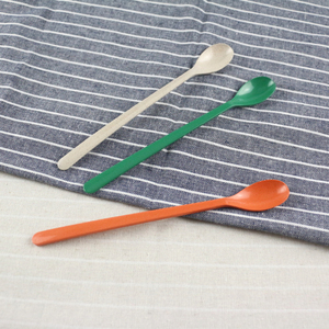 Thân Thiện Với Môi Trường Tay Cầm Dài Tinh Bột Ngô Icecream Muỗng Lúa Mì Nhựa Có Thể Phân Hủy Sinh Học - Product Image 2