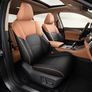 Fundas de Asiento de Coche de Cuero Resistentes al Agua, Antideslizantes y a las Manchas, de Alta Calidad, Personalizadas y Originales, Juego Completo para <span class=keywords><strong>Toyota</strong></span> Camry - Product Image 1