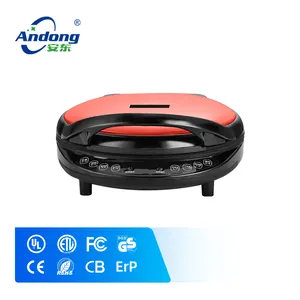 Andong 2021 hot sale non-stick round multifunction electric pizza maker for cooking thin pizza pie