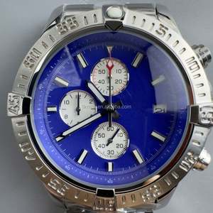 Nuevo Reloj de Cuarzo para Hombre con Diamantes, Azul, Deportivo, de Buceo, Resistente al Agua ATM, Luminoso, Vintage, para Parejas - Product Image 3