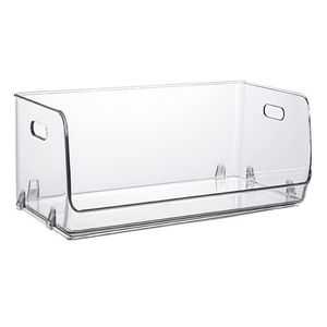 Clear Desktop Organizer T Shape Storage <b>Box</b> With Open Design For <b>Makeup</b> And Skincare Items Student Dormitory Use - Product Image 3