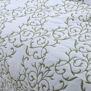 Handmade 100% cotton bedspread Quilt bộ mỹ phong cách ngủ Viện trợ Reversible hoa <span class=keywords><strong>Comforter</strong></span> lấy cảm hứng từ thiên nhiên - Product Image 3