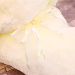 Peluche Super Morbido a Forma di Cagnolino Bianco, Stile Curativo con Faccina Sorridente, Regalo di Compleanno per Fidanzata o Amica - Product Image 4
