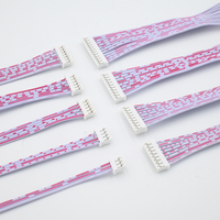 Perakitan kabel kustom 2 3 4 5 6 7 8 9 10 Pin 1.0mm 1.25mm 1.5mm 2.0mm 2.54mm konektor JST kabel PH steker betina pria