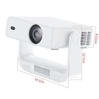 Projecteur intelligent BYINTEK 2026 WiFi6 Android 14 avec mise au point électrique, résolution native 720P, 220 ANSI, correction automatique de la distorsion trapézoïdale, mini-projecteur, 13 ans d'expérience OEM en usine