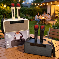 186MAX Bafle Bluetooth con Micrófono, Altavoz con Micrófono, Grandes Altavoces Bluetooth para Fiestas
