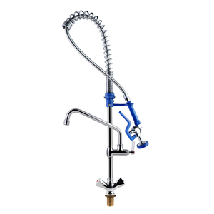 Hot bán nhà máy nhà bếp Thương mại vòi nước 551gram brass + SUS304 handwheel bồn rửa Vòi Nước Nhà Bếp tap <span class=keywords><strong>Mixer</strong></span> vòi cho máy rửa chén - Product Image 2