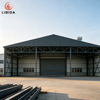 Fábrica de Procesamiento de Estructuras Metálicas Prefabricadas Personalizadas, Taller Único de Gran Área, Fabricación de Estructuras Galvanizadas para Almacenamiento