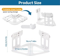 4 pièces de maintien de draps de lit robustes pour les coins avec bandes de verrouillage, adhérence forte, pinces durables, ajustement universel pour le lit, facile à installer