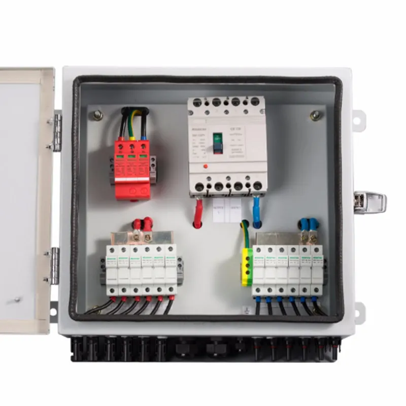 IP65 PV Smart Combiner Box 12 Input 1 Output Lighting Surge Protection