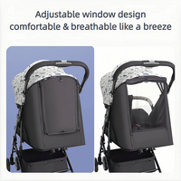 Poussette parapluie de voyage légère, poussette bébé pliable compacte et portable pour des déplacements faciles et des voyages en ville