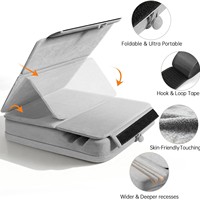 Support de téléphone portable et tablette personnalisé en faux daim, coussin de lecture doux et réglable pour genoux, sans fermeture