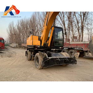 Excavatrice à roues Hyundai 210w-7 Machine Hyundai d'occasion de 21 tonnes avec roulement d'engrenage de moteur de composants de base - Product Image 5