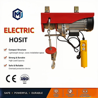 HydroclicI P54 Remote Control Nirkabel Rendah Kebisingan 1000kg Electric Wire Rope Hoist untuk Pabrik Gudang Bengkel Perawatan