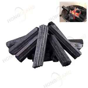 Hongqiang Hexagonal Hardwood Serragem Máquina Feito Longo Tempo De Queimadura Aquecimento Cozinhando Carvão