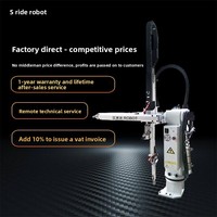 Machine de moulage par injection, servo-pneumatique, bras simple/double, petit manipulateur rotatif incliné à trois/cinq axes