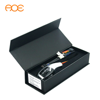 Nouveau pommeau de levier de vitesse automatique LHD en carbone noir argenté avec LED pour E39 E53 E60 E46 E63 E81 E84 E88 E90 E92 E83 E85 E86 Z4
