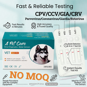 Kit de test combiné d'anticorps CDV CPV canin pour cliniques vétérinaires et santé animale - Product Image 3