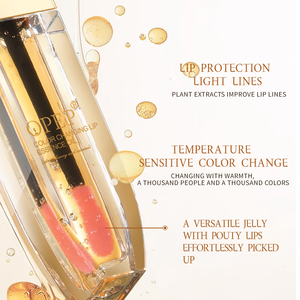 OEM ODM Nourishing Temperature Color Changing HOBA SEED OIL Lip Oil Moisturizing Plump Reduce Lip Lines Repair <strong>Dry</strong> Cracked Lip - Product Image 2