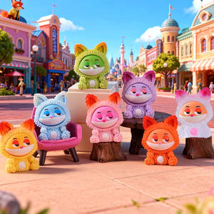 Nouveau produit « <span class=keywords><strong>Fantastic</strong></span> Animal City » sur le thème du renard, pour décoration de table. Peluche de dessin animé et mignonne pour table - Product Image 2