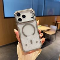 Étui de téléphone portable personnalisé en TPU+PC blindé, étanche, antichoc, avec charge magnétique sans fil, support magnétique pour iPhone