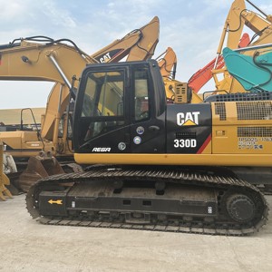 Excavatrice Caterpillar 330D d'occasion, faible nombre d'heures, peinture d'origine, bien entretenue, puissance élevée, durable, haute efficacité, prête à être expédiée - Product Image 1