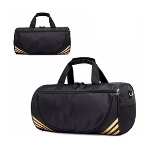 Reusable Wholesale Unisex Create A Food Outdoor Duffle Backpack Travel Bags Sports Gym Duffel Cylinder Yoga Bag