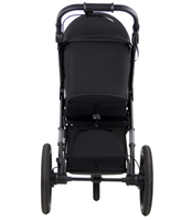 Poussette de jogging en aluminium de qualité supérieure |   Tissu 600D, auvent réglable en 3 sections, dossier inclinable à l'infini, frein à main