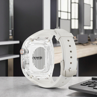 Nieuwe Populaire Luxe Siliconen Titanium Horlogeband Duurzaam Bandje Voor Apple Iwatch Horloge Ultra 9 8 7 6 5 4 3 2 1 Se