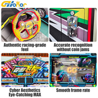 Máquina de Juego Arcade G-Honor para 2 Jugadores, Simulador de Carreras de Velocidad, Operado con Monedas, para Centros de Entretenimiento