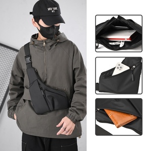 Borsa impermeabile multifunzionale da uomo nuova moda triangolo alla moda a spalla <span class=keywords><strong>Messenger</strong></span> Casual Versatile stile - Product Image 2