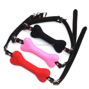 SacKnove 51033 seks dewasa Slavetoys seksi Bdsm ikatan wanita tulang anjing silikon Gag mulut terbuka untuk pasangan - Product Image 2