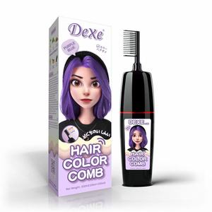 DEXE Marque Privée Usine Chinoise OEM <span class=keywords><strong>Meilleur</strong></span> Shampooing Colorant Capillaire 3 en 1 Brun Bio Instantané Naturel Permanent à Base de Plantes avec Peigne - Product Image 6