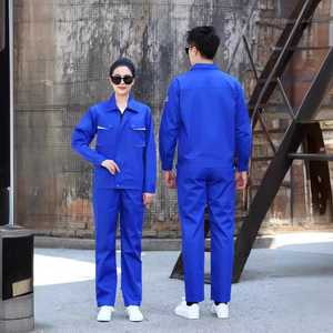 Popular Style Long-sleeved Factory Work Clothes for Spring and Autumn, Suitable for Car Repair Work. - Product Image 2