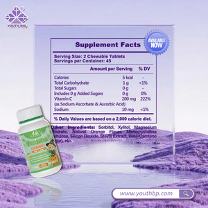 Compresse Masticabili di Vitamina C 200mg OEM ODM per Stili di Vita Attivi, Pronte per la Spedizione, Senza Zucchero - Product Image 5