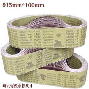 Bande abrasive Gxk61 P 915x100mm en alumine pour le polissage du métal et de l'aluminium, base Buki, personnalisable OEM - Product Image 3