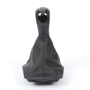 Pomello Leva del Cambio in Pelle di Alta Qualità per <span class=keywords><strong>Skoda</strong></span> <span class=keywords><strong>Octavia</strong></span> II 04-11 <span class=keywords><strong>Accessori</strong></span> Interni Auto in Lega di Alluminio Manopola Leva Cambio - Product Image 1