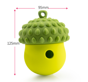 Sevimli Meyve Şeklinde Silikon Yavaş Besleyici Köpek Oyuncağı, Diş Temizleme ve Etkileşimli Oyun-Yem Dağıtıcı - Product Image 4