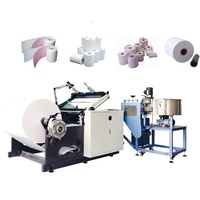 Machine de découpe de papier thermique, machine de rembobinage pour caisses enregistreuses, machine de découpe de rouleaux de loterie, machine de découpe et de rembobinage de rouleaux géants