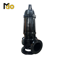 Pompe à eau industrielle en acier inoxydable pour boue lourde, 40 ch, submersible, pour eaux usées sales, boues, pompes anti-obstruction avec coupeur