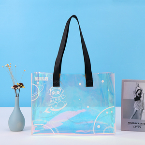 Hot Bán Rts Tùy Chỉnh Vai Túi Phụ Nữ Tote Túi Phù Dâu Đề Nghị Món Quà Trong Suốt PVC Tote Túi - Product Image 4