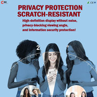 Échantillon gratuit Protection d'écran de confidentialité haute transparence Protection d'écran en hydrogel souple anti-espion Film en rouleau pour téléphones mobiles