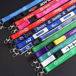 Customised <b>Lanyards</b> with Card Holders Personalised <b>Polyester</b> Custom Bright Color Business Id Card Holder Credit Badge Holder - Product Image 1