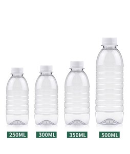 ขวดน้ำแร่ใส ขนาด 250 มล. 300 มล. 350 มล. 500 มล. 1000 มล. 1500 มล. 2000 มล. สำหรับเครื่องดื่ม น้ำผลไม้ นม ชา ขวดพลาสติก PET - Product Image 2