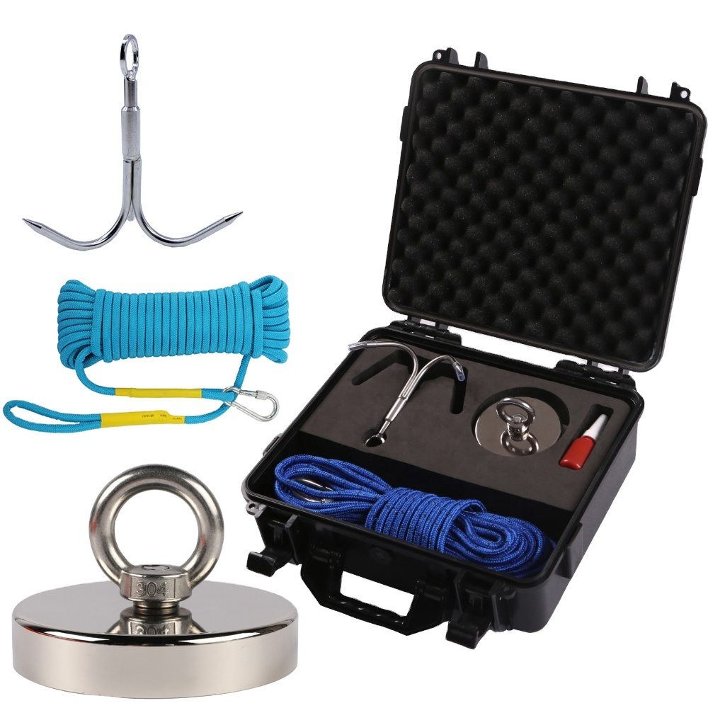 Рыболовный Магнитный комплект высокого качества Неодимовый Супер сильный магнит с веревкой рыболовные наборы магнитов Индивидуальный размер и посылка
