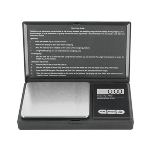 Mini balance électronique numérique de poche dorée, bijoux électroniques, de poche, 0.01G à 100G/200/500G - Product Image 1