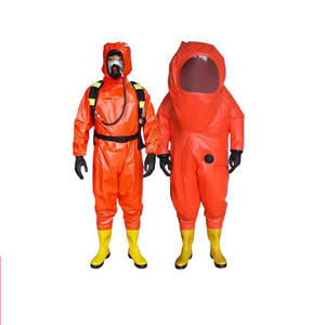 Промышленная кислотная, щелочная и газостойкая легкая и сверхпрочная интегрированная противопожарная защита полугерметичная защитная одежда - Product Image 2