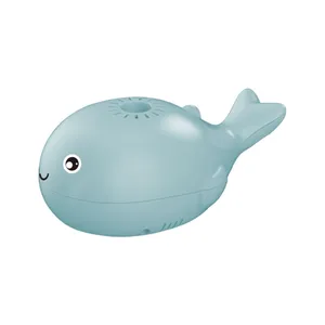 Little Whale Floating Toy Ball USB Begleiten Aufladen Whale Blade less Fan Toy Niedlich Interessantes Bades pielzeug Für Baby