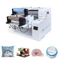 Printer Inkjet UV Roll Flat DX5 Langsung dari Pabrik 2 Head All-In-One untuk Cetak Flex Film, Casing Ponsel, Kayu, Kaca, PVC